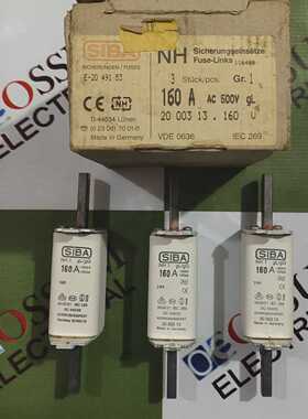 SIBA2000313160amp500伏gLgG120kAC熔断器链3件快速发货