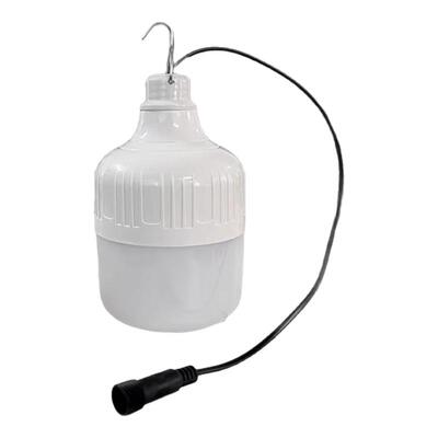 太阳能单灯泡6V专用LED灯泡太阳能发电系统DC插头5521头灯泡