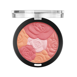 卡梅拉玫瑰花瓣腮红膨胀收缩腮红高光一体盘显气色少女系爆款正品