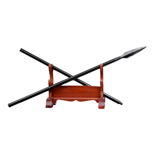 锻打矛霸王枪山猪护农矛带K鞘户外长矛可拆卸武术红缨枪未开刃