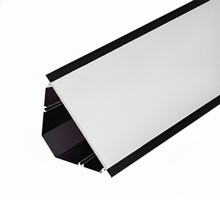 免吊顶线型灯天花阴角明装三角条线条灯顶角线石膏线灯带装饰卡槽