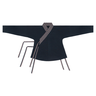 谜阿凰明制汉服上衣冬热岩绒加厚