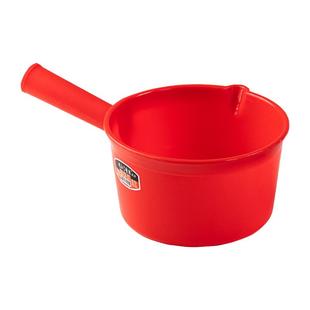 特厚水勺家用熟胶塑料水瓢红色大号水舀子耐用摔不烂耐酸碱工业用