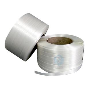 定制聚酯纤维印字打包带物流固定货物捆绑带钢丝回型打包扣用扎带