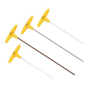 5mm4mm特长加长t型内六角扳手单个工具螺丝刀平头内六方六棱角2mm