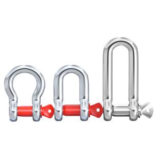 国标镀锌弓形卸扣U型D型锁扣u形d形卡扣 起重吊环吊钩 马蹄扣卡扣