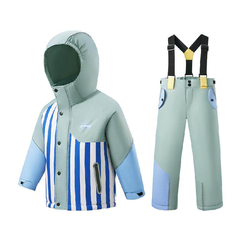 KK树儿童滑雪服套装男女童分体滑雪衣裤防风防水保暖户外滑雪装备