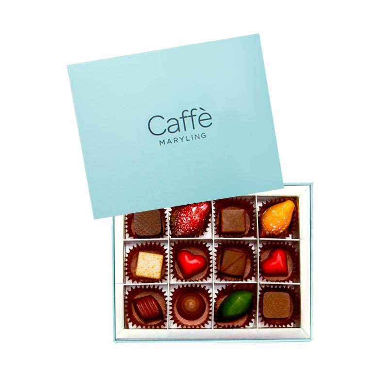 Caffemaryling玛俪琳 法国进口原料纯可可脂手工夹心巧克力礼盒装