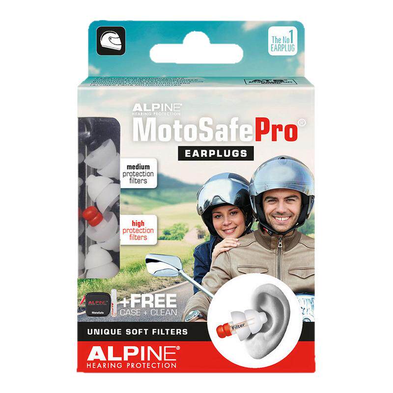 Alpine荷兰进口摩托安全防护耳塞降噪保护听力竞赛驾车马路骑行