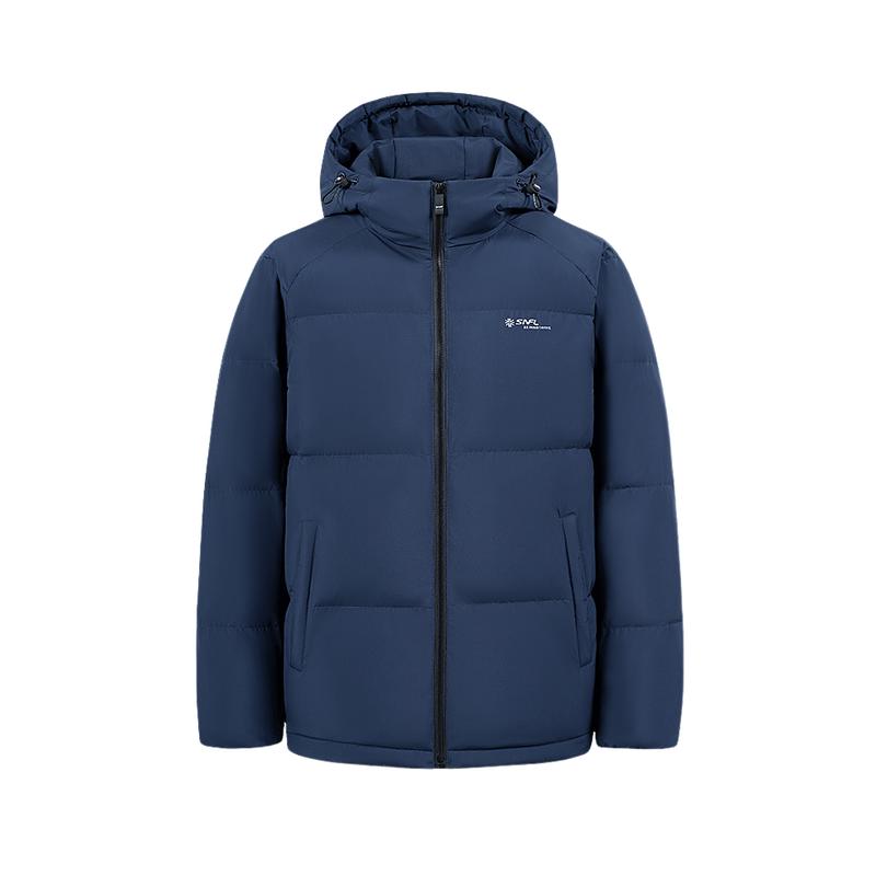 情侣短款羽绒服雪中飞连帽