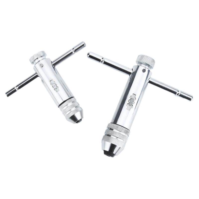 正反可调式棘轮丝锥扳手绞手丝攻扳手T型加长型丝锥铰手攻丝工具