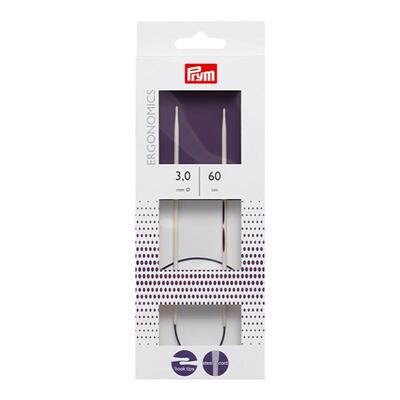 prym德国制造人体工学环形针棒针