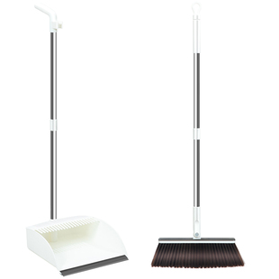 扫把簸箕套装组合撮箕家用套装软毛笤帚组装扫帚簸箕不粘头发扫地