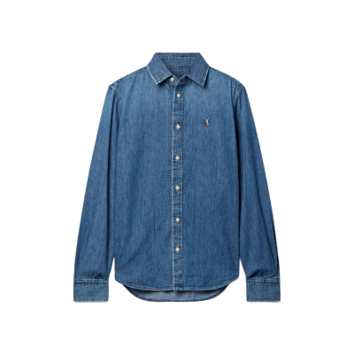 【早秋新品】Polo Ralph Lauren拉夫劳伦 女士长袖牛仔衬衫 迷衣