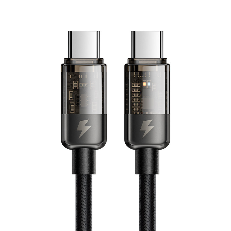 麦多多Type-C数据线双头充满智能断电公对公PD100W5A快充C口充电线适用iPhone1615ProiPad苹果笔