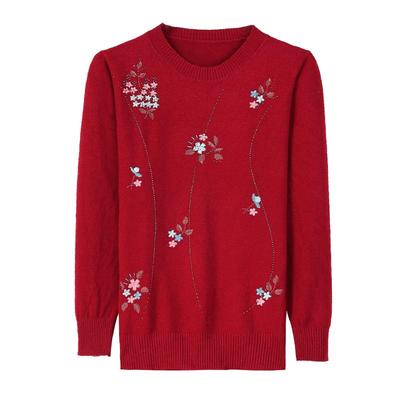 打底小衫妈妈薄款长袖上衣洋气