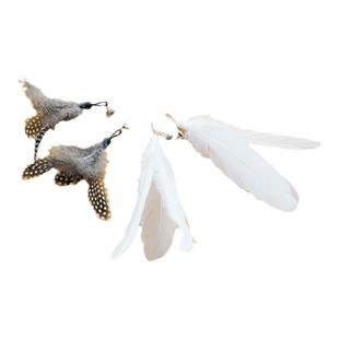 CFA赛级逗猫棒猫咪玩具长杆羽毛替换头耐抓咬猫玩具用品自嗨解闷