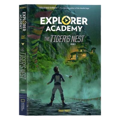 Explorer Academy 探险学院系列第5册虎穴 英文原版小说 The Tiger's Nest 平装 桥梁章节小说青少年冒险主题 美国国家地理出版
