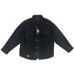 早春利落牛仔衬衫夹克个性口袋装饰立体剪裁显瘦潮流百搭长袖外套