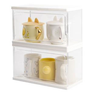 ins水杯架杯架子置物架一次性马克杯茶杯防尘透明收纳架亚加丽加