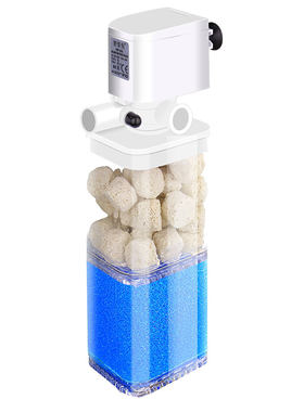小型静音增氧迷你鱼缸过滤器