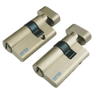 玻璃门锁锁芯压把执手锁头大葫芦大50mm51mm单开锁心无框地锁锁芯