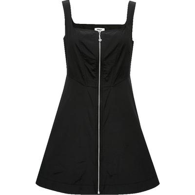 ONLY短款A字吊带雪纺连衣裙