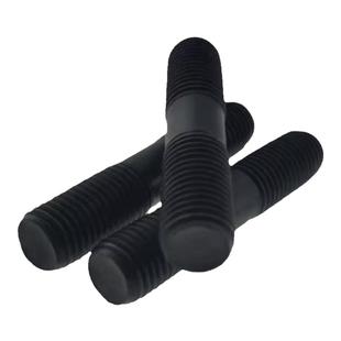 10.9级高强度黑色双头螺栓M10M12M14-M30国标螺柱螺丝螺杆