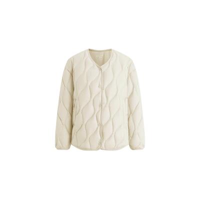 冰洁95绒廓形简约短款羽绒服女