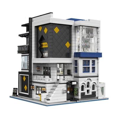 街景拼装积木高难度玩具建筑