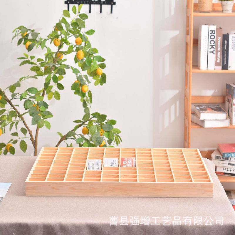 现货批发健身房手牌实木收纳盒酒店房卡储物盒珍藏版卡片收纳木盒