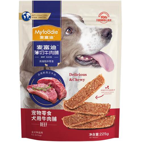 麦富迪狗狗零食鸡肉干薄切肉脯泰迪幼犬小型犬狗零食宠物零食训犬