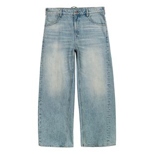 Simple Project*Kaihara Washed Jeans靛蓝水洗Kaihara A形牛仔裤