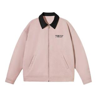 PSO Brand男装女装麂皮绒加厚夹克外套女款上衣秋季休闲情侣装潮