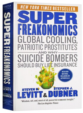 魔鬼经济学 英文原版书 SuperFreakonomics 超爆魔鬼经济学 比尔盖茨推荐 正版进口书籍 英文版
