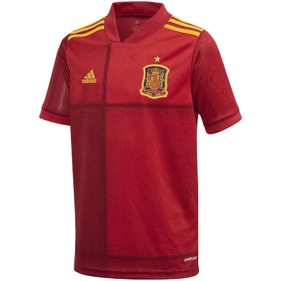 Adidas/阿迪达斯正品西班牙当季主场球迷版大童短袖球衣 FI6237