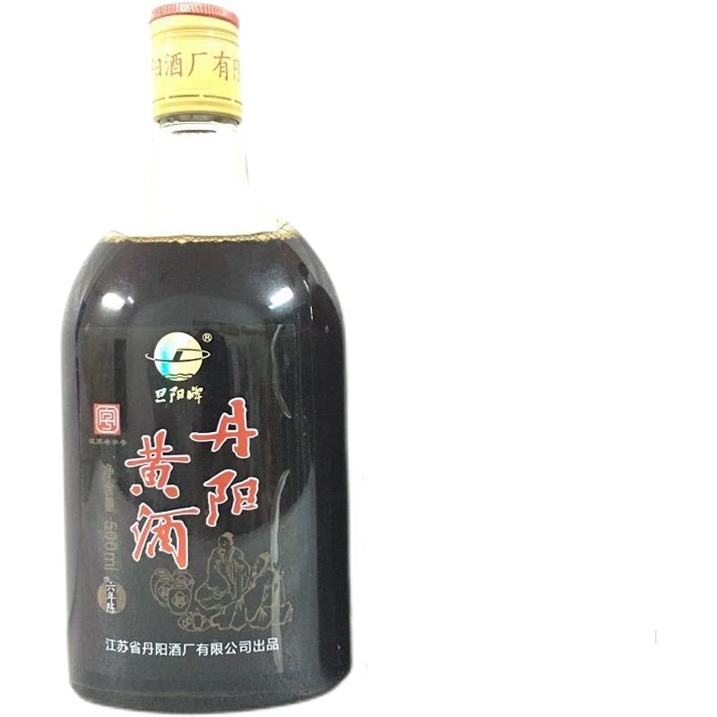 旦阳牌丹阳黄酒六年6瓶半甜型