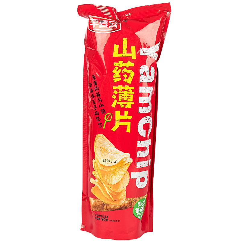 山药脆片薄片90g / 33g网红薯片
