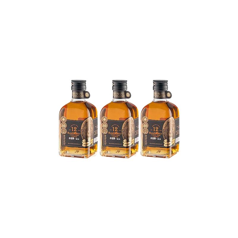 西夫拉姆酒莊小拉姆威士忌40%風(fēng)味洋酒調(diào)酒基酒小瓶裝3瓶一組