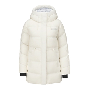 斯凯奇女子夹克25冬新款保暖梭织中长款羽绒服外套 P425W092/0074