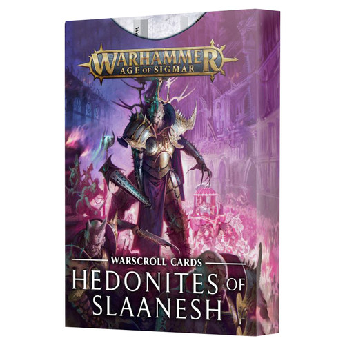 恒辉模型 GW战锤 83-71 战锤AOS 卷轴卡Slaanesh Warscroll Cards