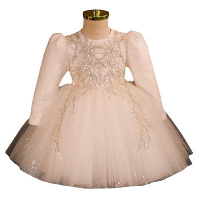 女宝宝周岁宴轻奢礼服