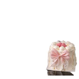 网红母亲节快乐蛋糕装饰双层亚克力MOM插件珍珠蝴蝶结装扮摆件