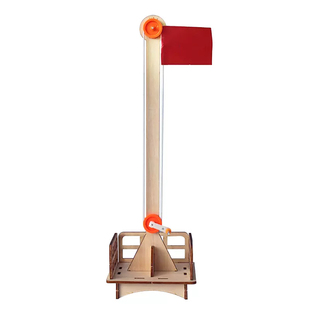 科学小手工旗帜升降台儿童小学生科技小制作小发明培训教具材料包