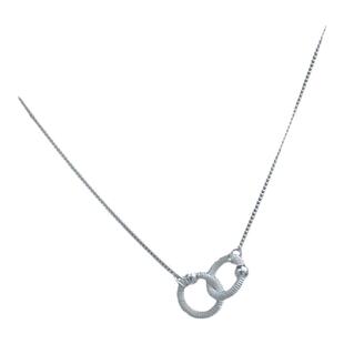 【白露 一寸十里】双环项链非遗花丝编织工艺小众设计情人节礼物