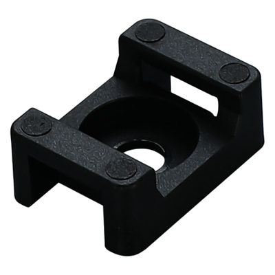 马鞍型扎带固定座螺丝孔束线带固定器电线电缆夹整理安装塑料卡子