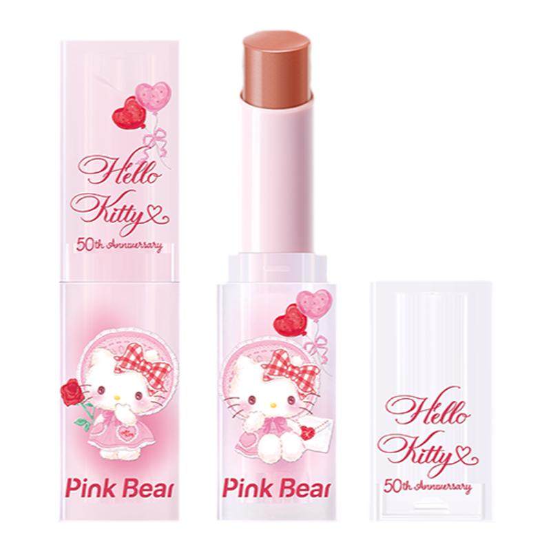 pinkbear皮可熊口红hellokitty唇釉kitty联名唇泥礼盒s01学生唇膏
