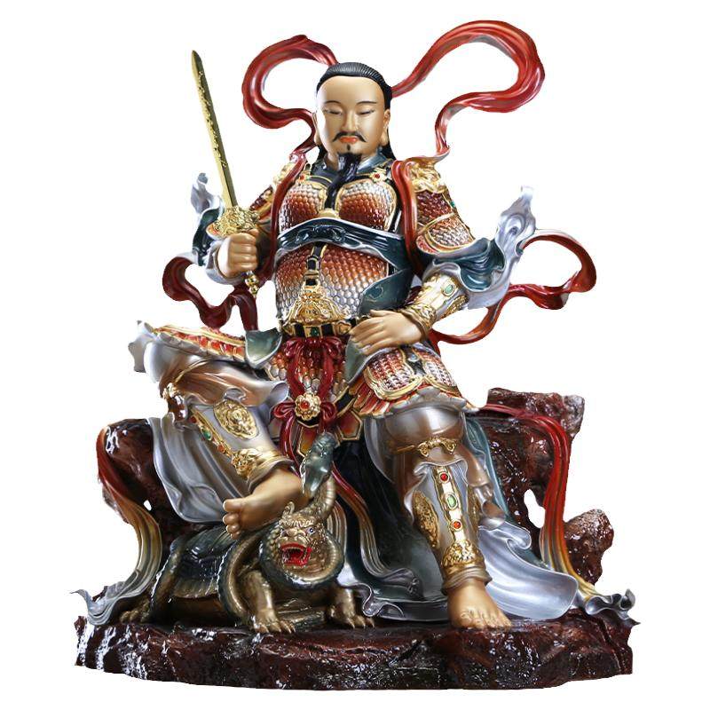 真武大帝纯铜玄武玄天上帝神像