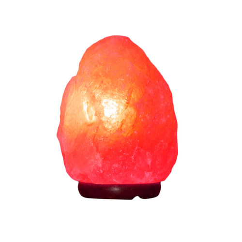 天然喜马拉雅盐灯长明灯卫生间摆件海矿岩石灯招财小台灯家用红色