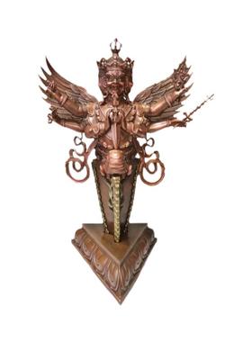 普巴金刚佛堂金刚杵紫铜藏传